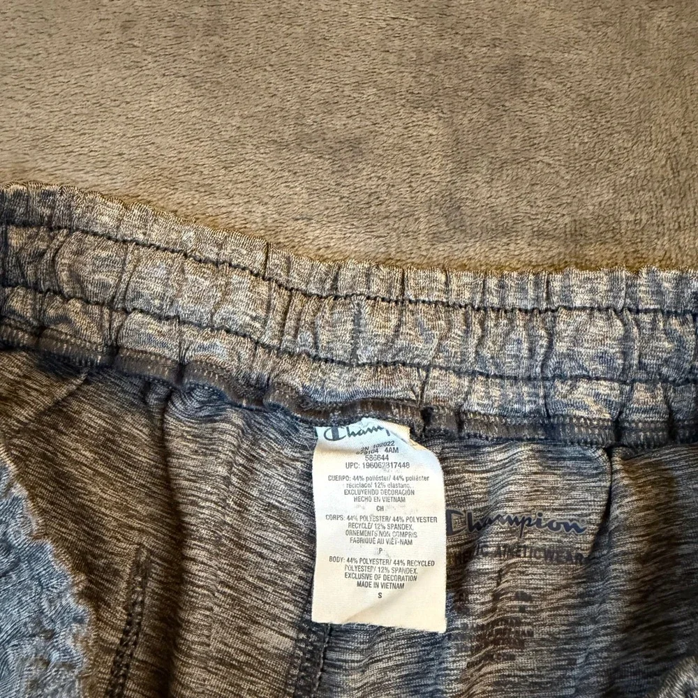 Champion Gray Heather Athletic Shorts with Drawstring Mens Small‎ 25x7
